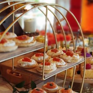 Blinis com Ricotta e Compota