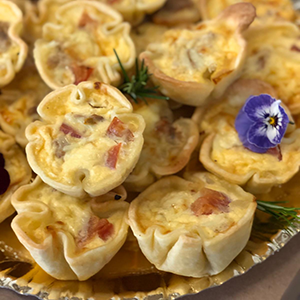 Mini Quiche Atum e Tomate