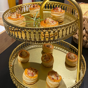 Vol au Vent com Cogumelos e Bacon